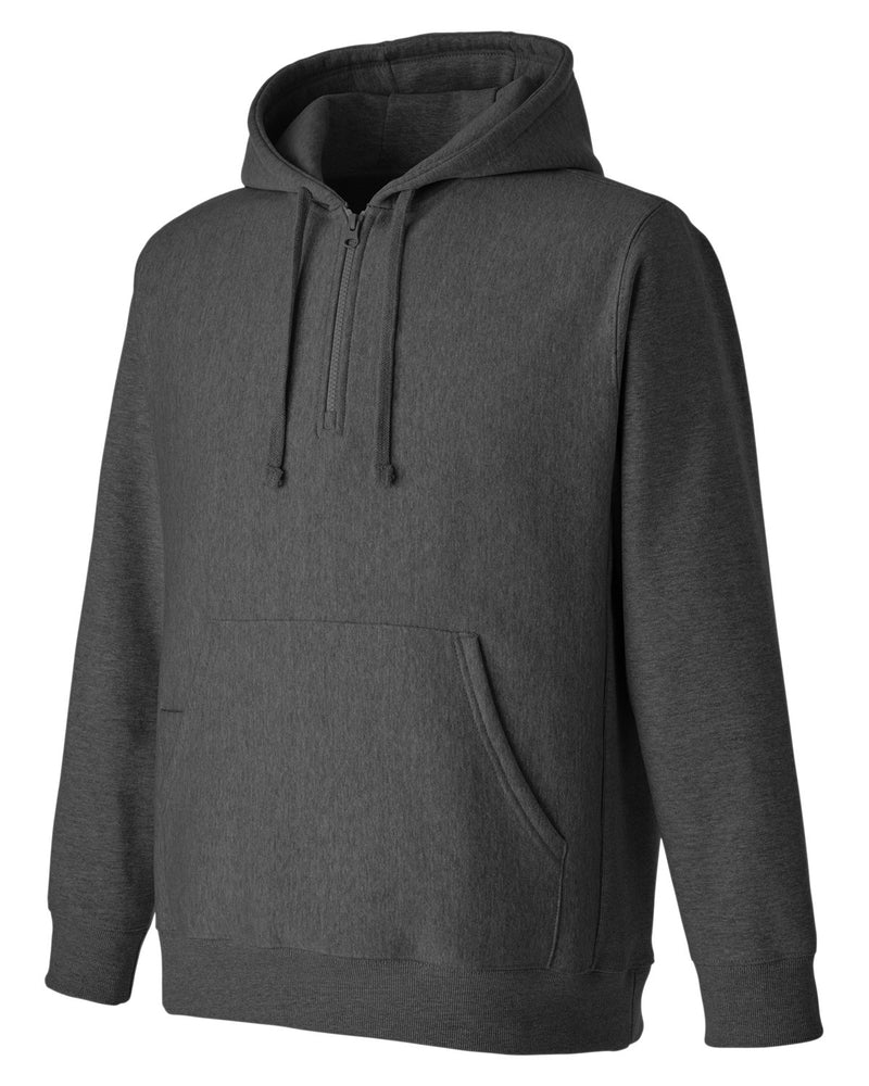 Team 365 Unisex Zone HydroSport™ Heavyweight Quarter-Zip Hooded Sweatshirt