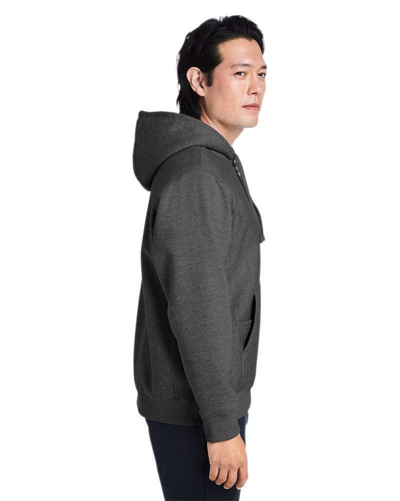 Team 365 Unisex Zone HydroSport™ Heavyweight Quarter-Zip Hooded Sweatshirt
