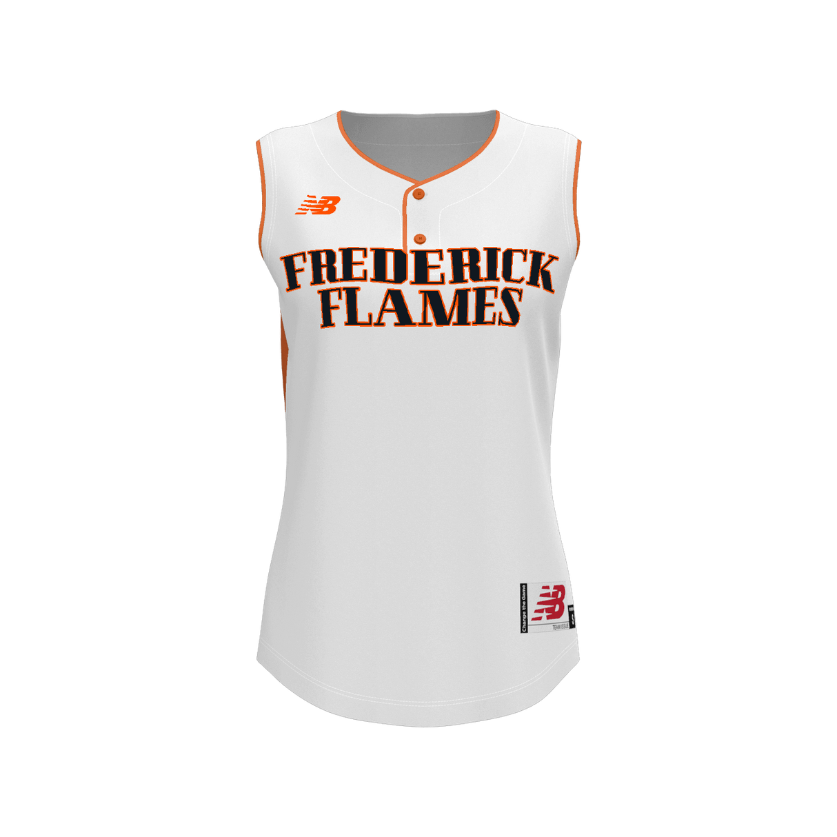 New Balance Sleeveless Prowess 2-Button Jersey League Outfitters