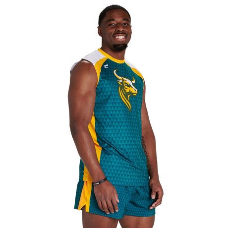 Custom Crew Neck Sleeveless T-Shirt Team Volleyball Jerseys