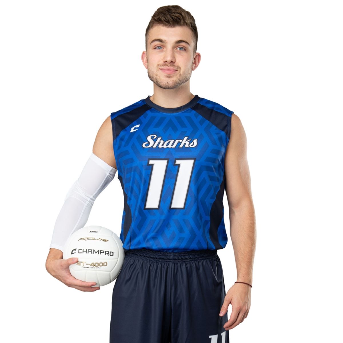 Custom Crew Neck Sleeveless T-Shirt Adult, Youth Team Volleyball Jerseys