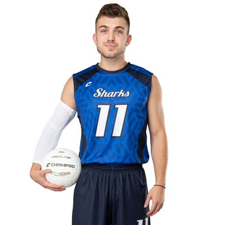 Custom Crew Neck Sleeveless T-Shirt Adult, Youth Team Volleyball Jerseys