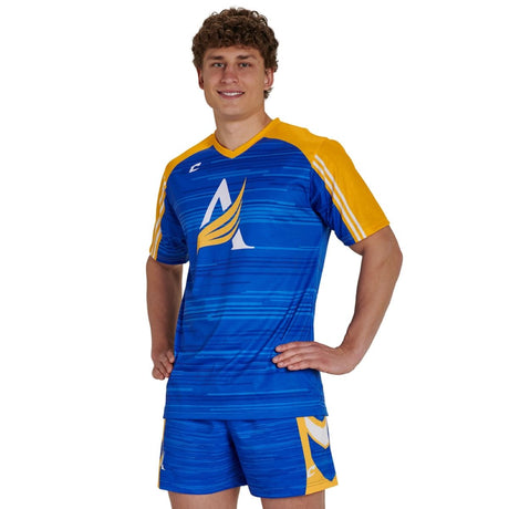 Custom V-Neck Short Sleeve T-Shirt Team Volleyball Jerseys