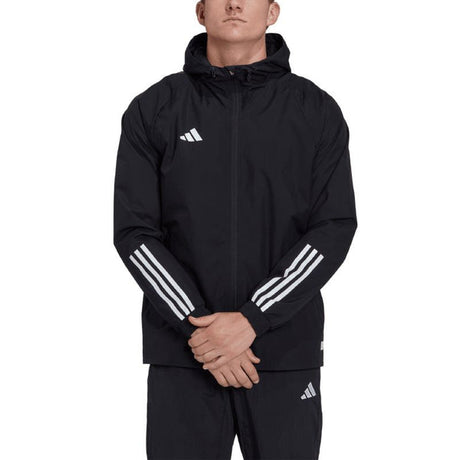 adidas Men's Tiro 23 Competition All-Weather Soccer Jacket Tall Soccer Uniforms & Apparel All