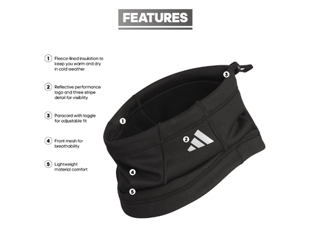 adidas Alphaskin 2 Neck Warmer Unisex Accessories Face Coverings