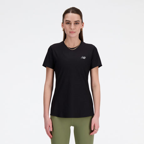 New Balance Women's Elite Race Day Short Sleeve Tee Womens Apparel Shirts & Tops