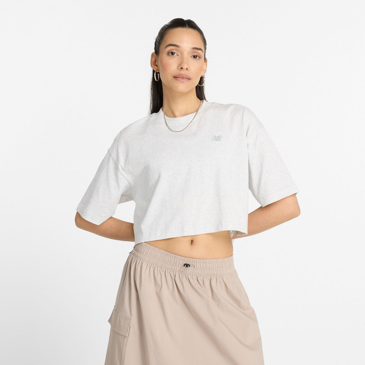 New Balance Women's Logo Oversized Jersey T-Shirt