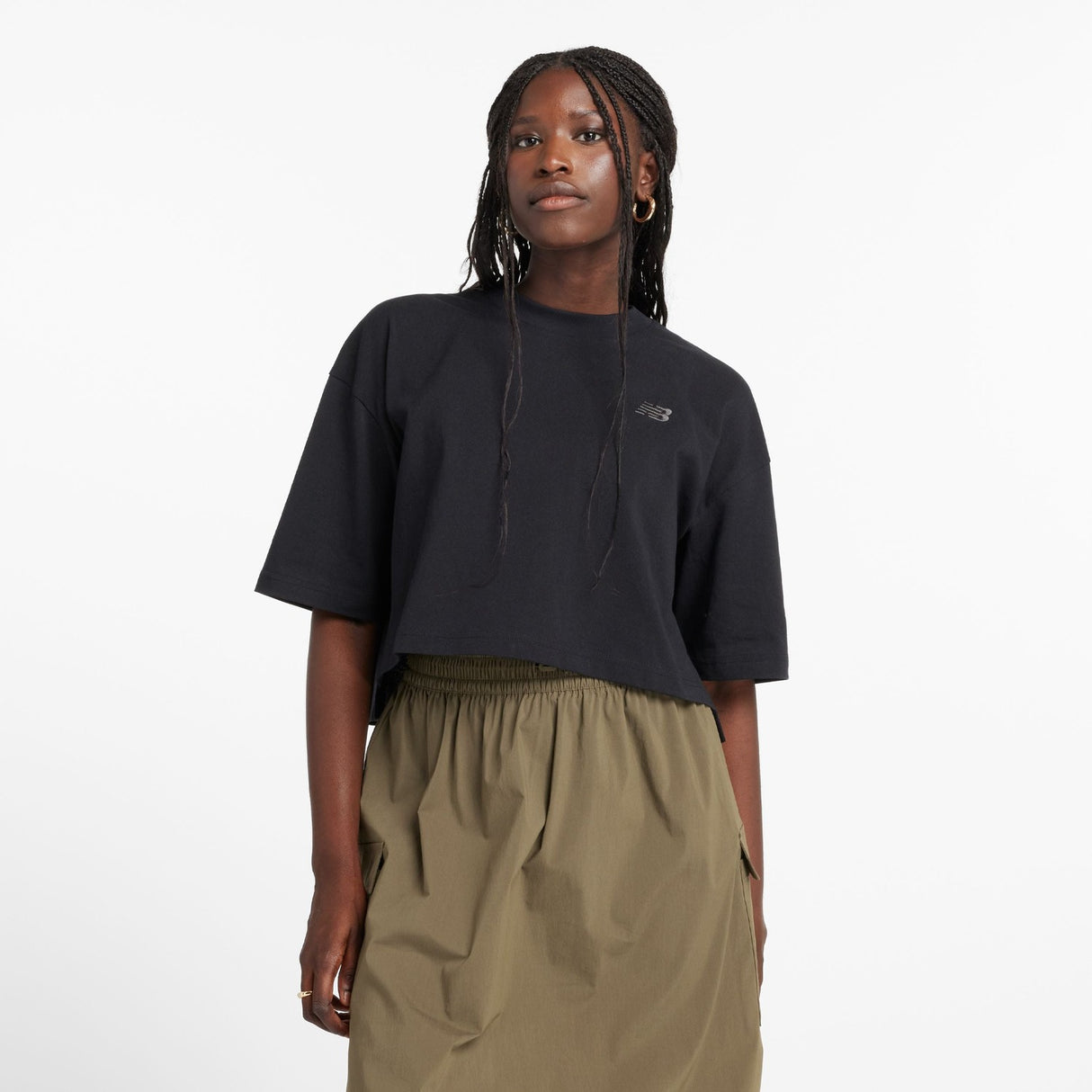 New Balance Women's Logo Oversized Jersey T-Shirt