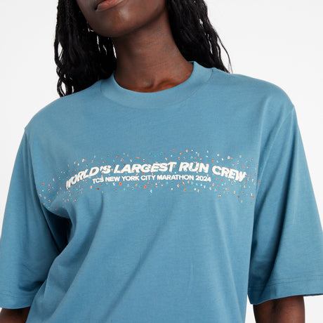 New Balance Women's NYC Marathon Relaxed T-Shirt Womens Apparel Shirts & Tops