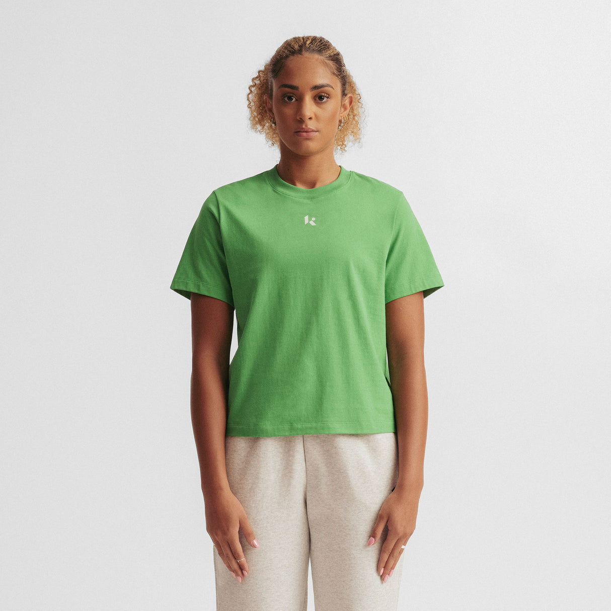 New Balance Women's Klutch Boxy Cropped T-Shirt Womens Apparel Shirts & Tops