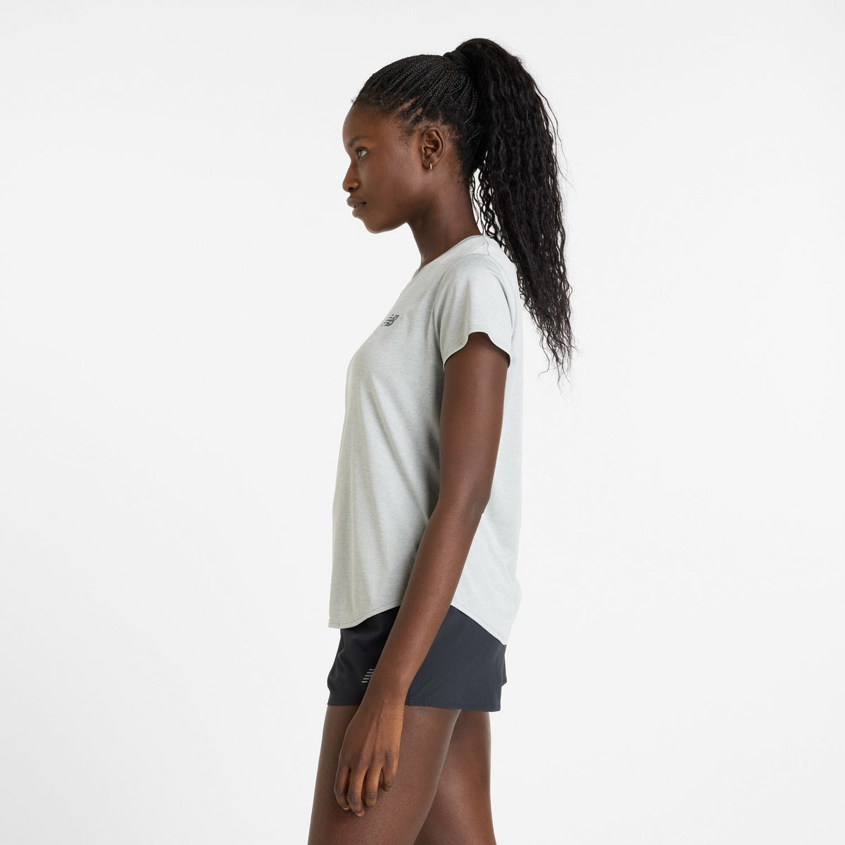 New Balance Women's Sport Core Heather T-Shirt Womens Apparel Shirts & Tops