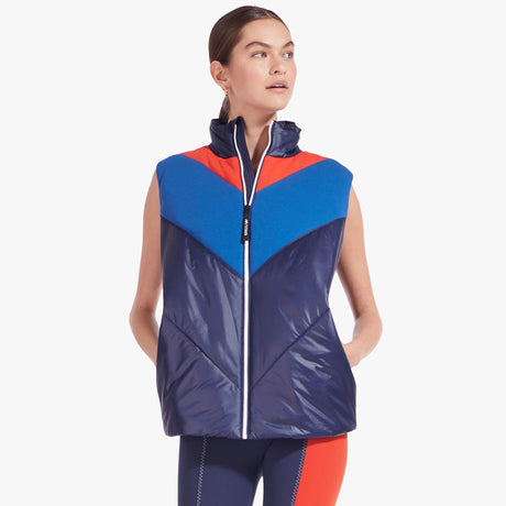 New Balance Women's STAUD Puffer Vest Womens Apparel Jackets & Vests
