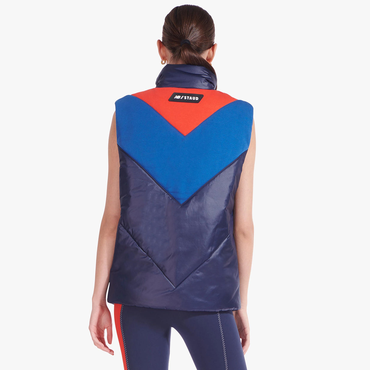 New Balance Women's STAUD Puffer Vest Womens Apparel Jackets & Vests