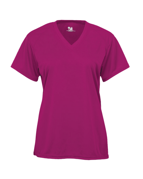 Badger 4162 Women's B-Core V-Neck Tee Badger