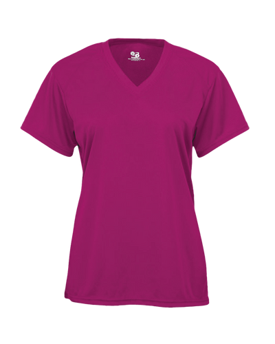 Badger 4162 Women's B-Core V-Neck Tee