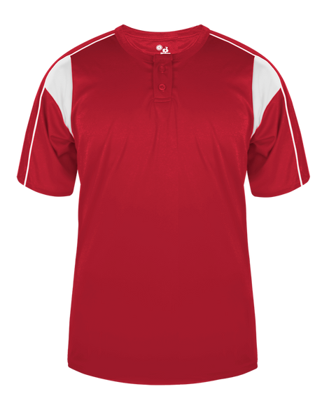 Badger Men's Pro Placket Baseball Jersey Badger