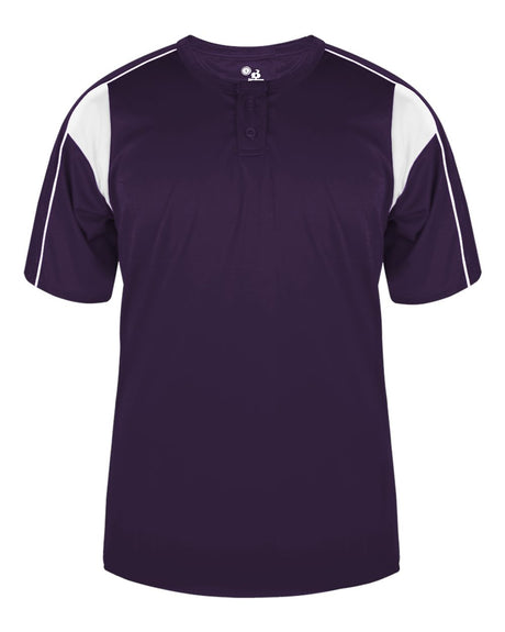 Badger Men's Pro Placket Baseball Jersey Badger