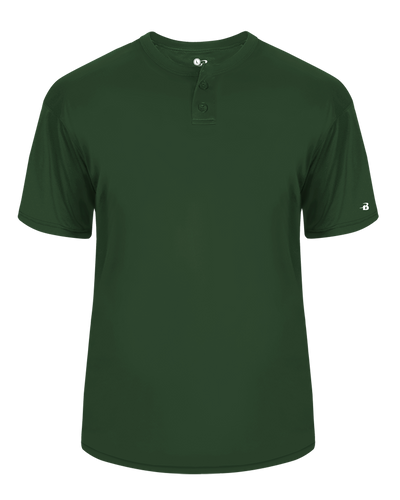 Badger Men's B-Core Placket Baseball Jersey
