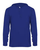 Badger 4150 Men's B-Core Long-Sleeve Hooded Tee Badger