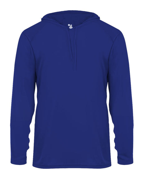 Badger 4150 Men's B-Core Long-Sleeve Hooded Tee Badger