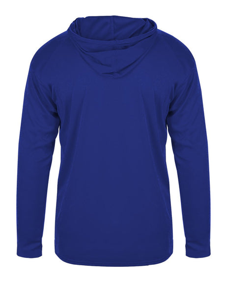 Badger 4150 Men's B-Core Long-Sleeve Hooded Tee Badger