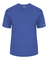 Badger Men's B-Core Placket Baseball Jersey Badger