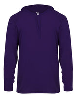 Badger 4150 Men's B-Core Long-Sleeve Hooded Tee Badger