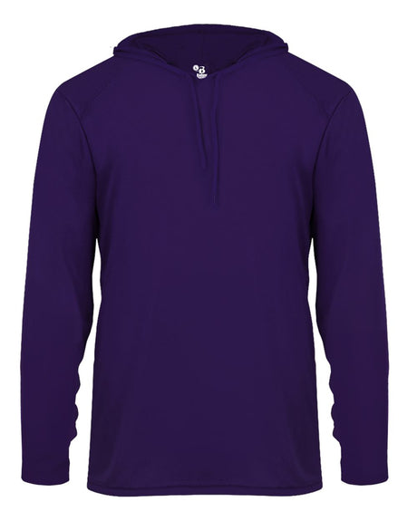Badger 4150 Men's B-Core Long-Sleeve Hooded Tee Badger