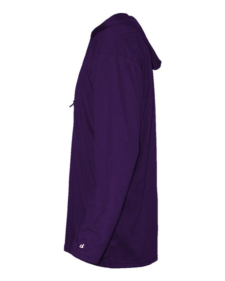Badger 4150 Men's B-Core Long-Sleeve Hooded Tee Badger