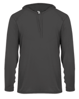 Badger 4150 Men's B-Core Long-Sleeve Hooded Tee Badger