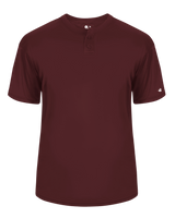 Badger Men's B-Core Placket Baseball Jersey Badger