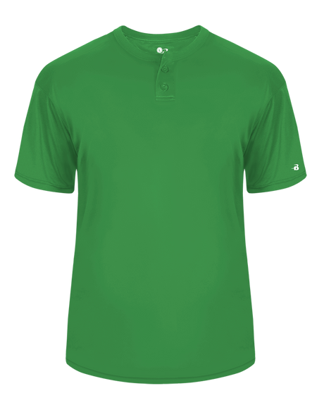 Badger Men's B-Core Placket Baseball Jersey Badger