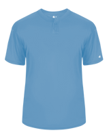 Badger Men's B-Core Placket Baseball Jersey Badger