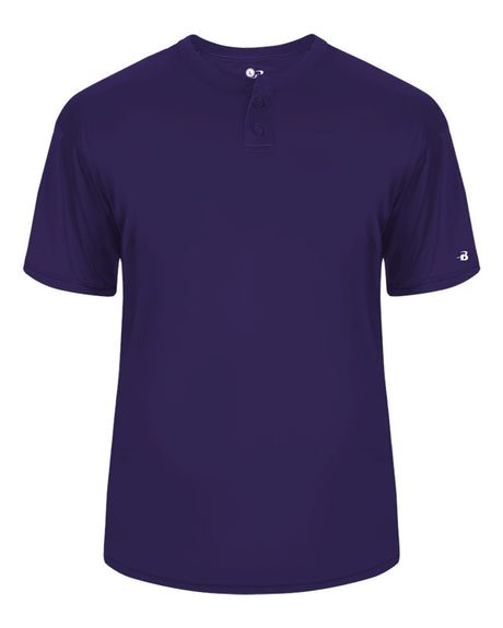 Badger Men's B-Core Placket Baseball Jersey Badger