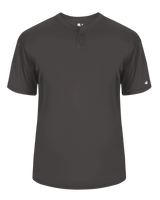Badger Men's B-Core Placket Baseball Jersey Badger