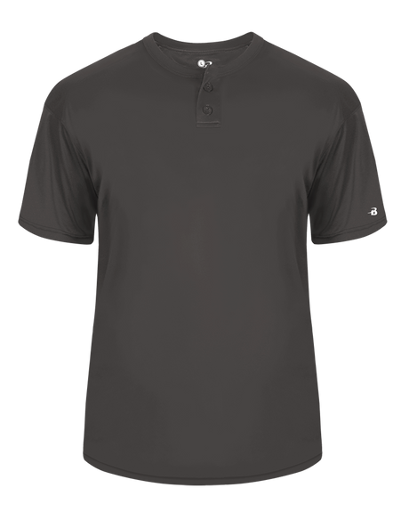 Badger Men's B-Core Placket Baseball Jersey Badger