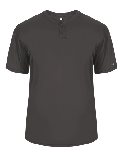 Badger Men's B-Core Placket Baseball Jersey
