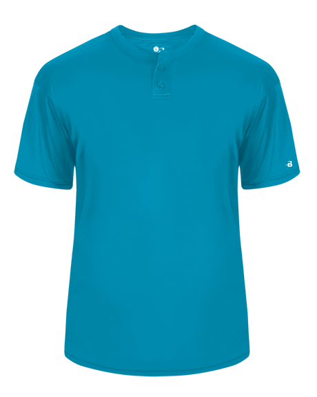 Badger Men's B-Core Placket Baseball Jersey Badger