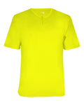 Badger Men's B-Core Placket Baseball Jersey Badger