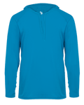 Badger 4150 Men's B-Core Long-Sleeve Hooded Tee Badger