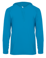 Badger 4150 Men's B-Core Long-Sleeve Hooded Tee Badger