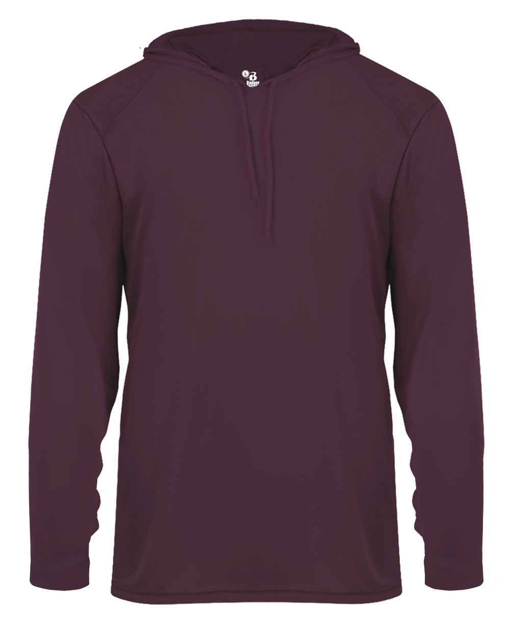 Badger 4150 Men's B-Core Long-Sleeve Hooded Tee Badger