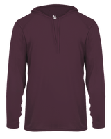 Badger 4150 Men's B-Core Long-Sleeve Hooded Tee Badger