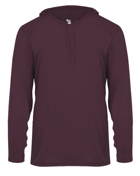 Badger 4150 Men's B-Core Long-Sleeve Hooded Tee Badger