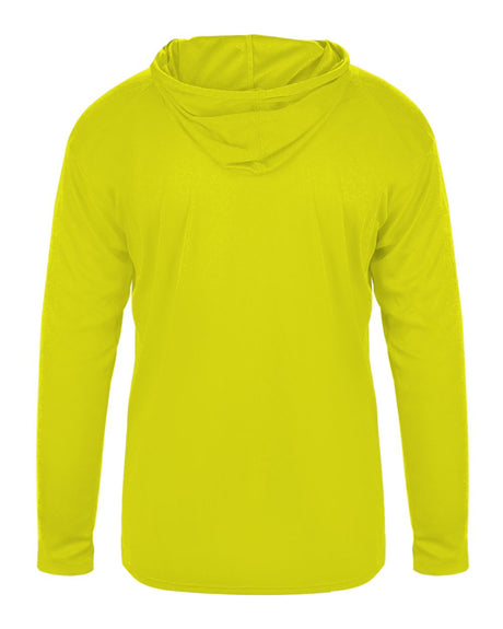 Badger 4150 Men's B-Core Long-Sleeve Hooded Tee Badger