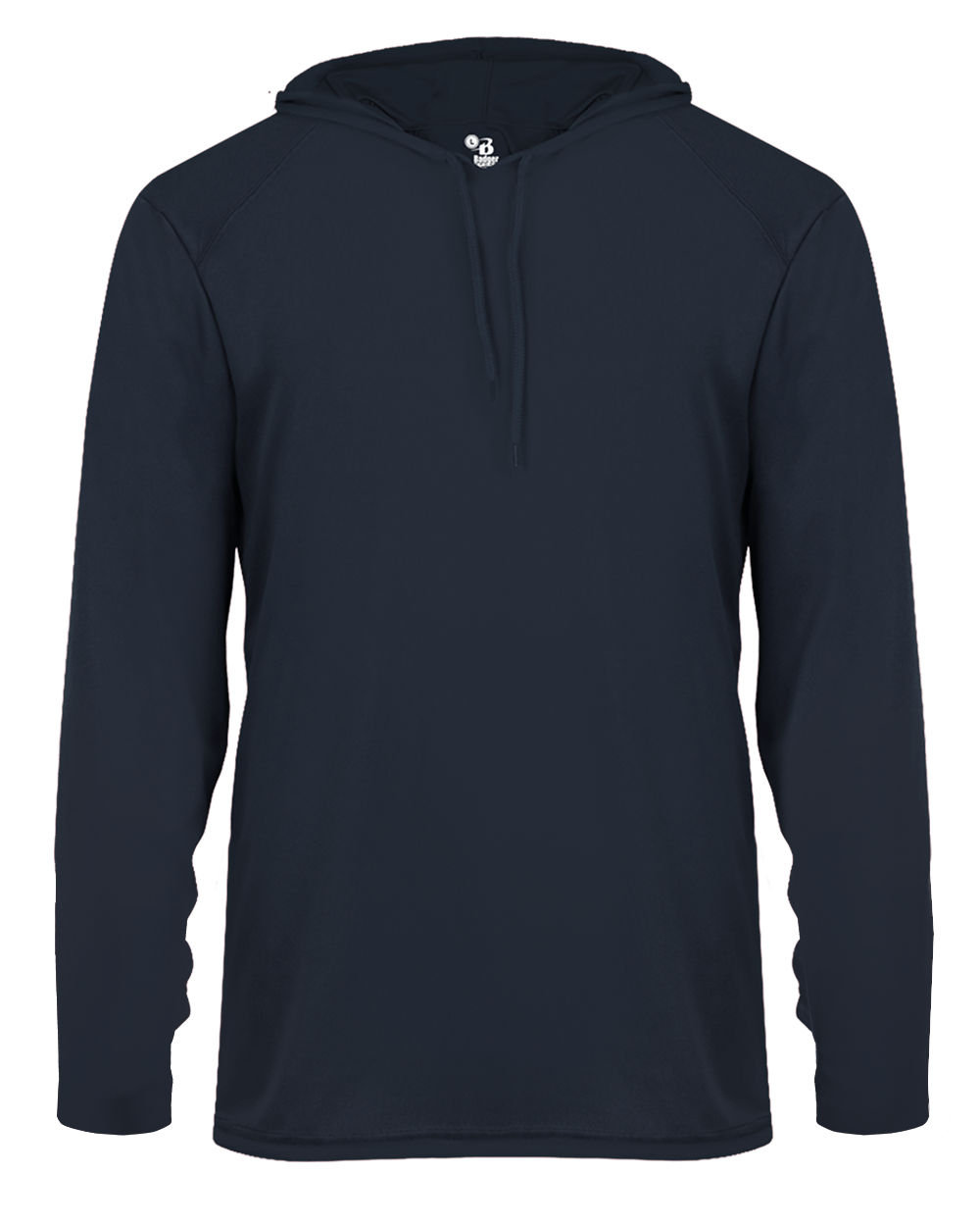 Badger 4150 Men's B-Core Long-Sleeve Hooded Tee Badger