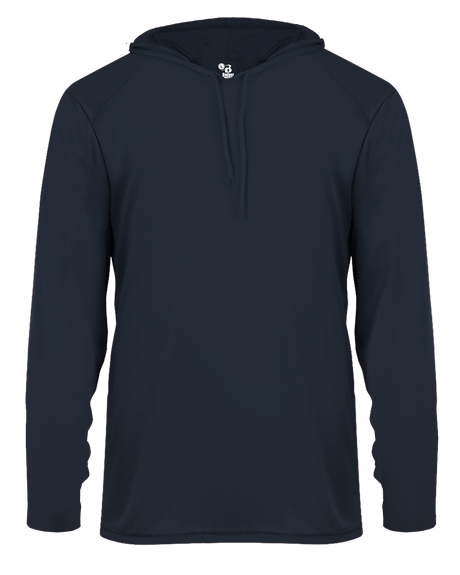 Badger 4150 Men's B-Core Long-Sleeve Hooded Tee Badger