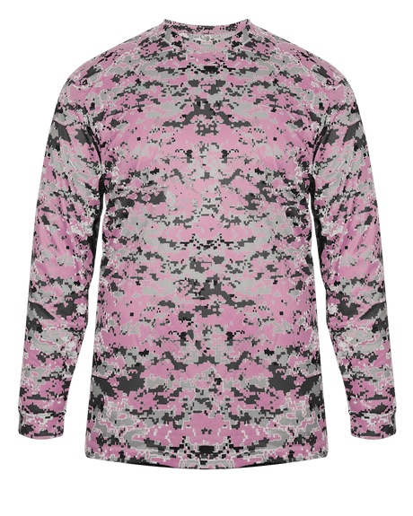 Badger 4184 Men's Digital Long-Sleeve Tee Badger