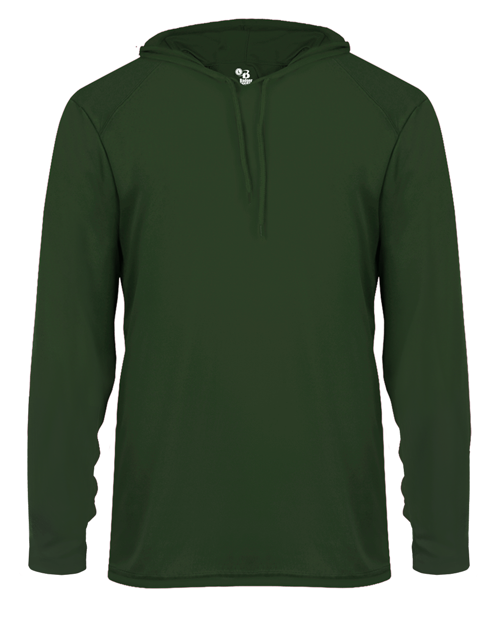 Badger 4150 Men's B-Core Long-Sleeve Hooded Tee Badger