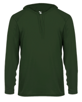 Badger 4150 Men's B-Core Long-Sleeve Hooded Tee Badger